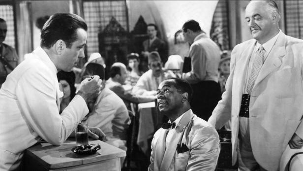 Humphrey Bogart, Dooley Wilson und Sydney Greenstreet in &quot;Casablanca&quot;