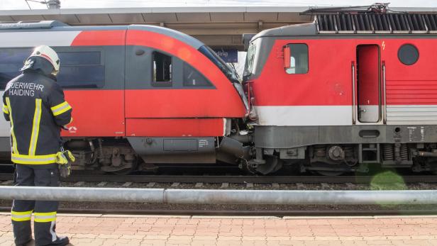 Gewollte Kollision um Zug zu stoppen: Verletzt wurde niemand