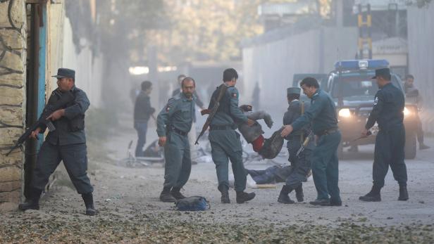 Eine schwere Explosion erschütterte Dienstag das Diplomatenviertel in Kabul