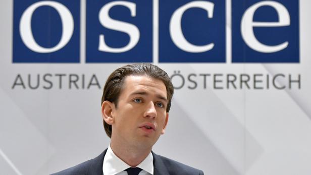 OSZE-Vorsitzender und Außenminister Sebastian Kurz