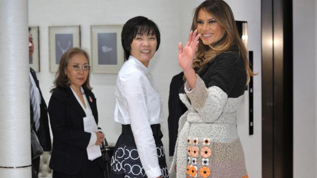 Vergangene Woche ging es für Donald Trump und seine Ehefrau Melania auf die erste Asien-Reise in offizieller Funktion.