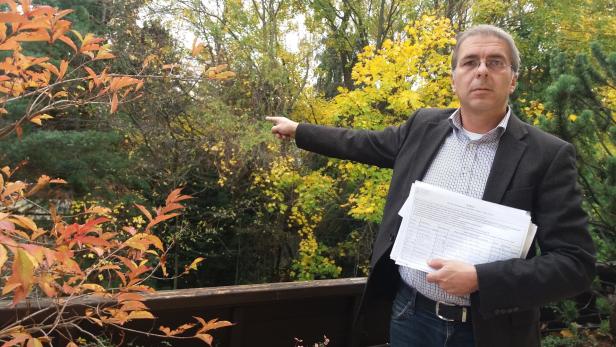 Bürgerinitiativen-Sprecher Andreas Pavek und seine Mitstreiter kämpfen gegen die Baumfällungen