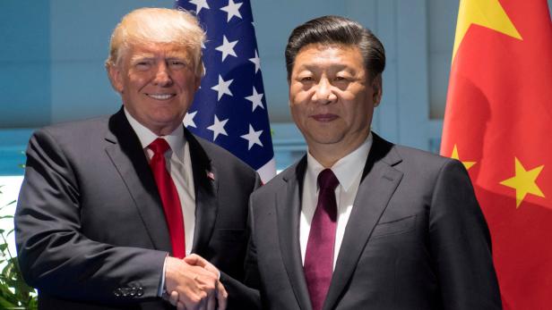 Trump und Xi Jinping beim G20-Gipfel in Hamburg