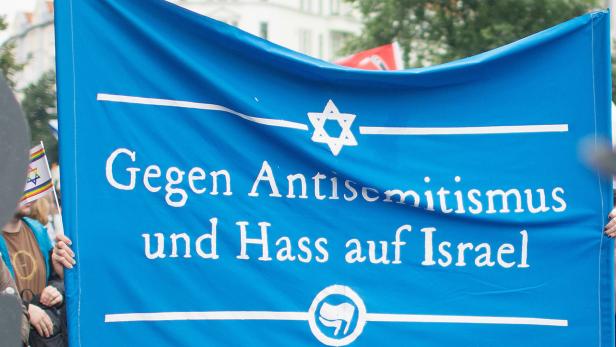 Symbolbild: Demo in Berlin «Gegen Antisemitismus und Hass auf Israel».
