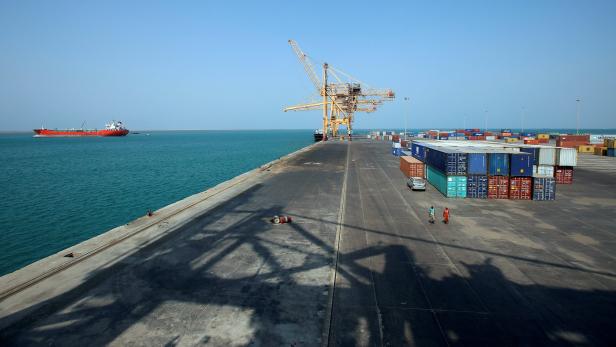 Der verwaiste Hafen von Hudeida