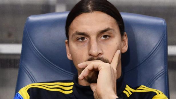 Zlatan Ibrahimovic weiß zu gut, wie man die Aufmerksamkeit auf sich lenkt.