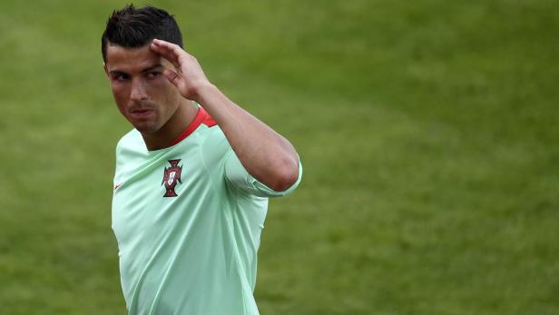 Auf EM-Mission: Capitão Cristiano Ronaldo mit Portugal