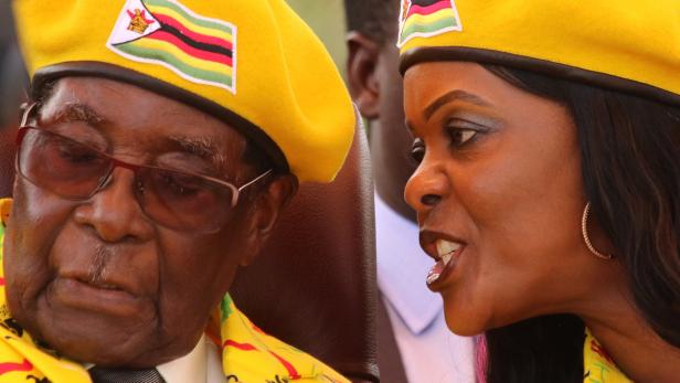 Grace Mugabe galt als Nachfolgerin ihres Mannes Robert