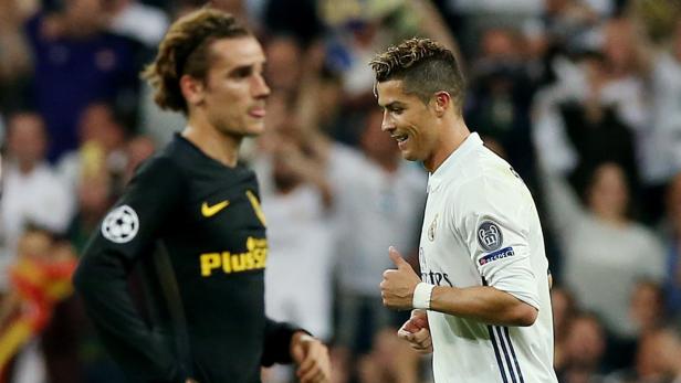 Antoine Griezmann (li.) und Cristiano Ronaldo treffen in dieser Saison in der Liga kaum.
