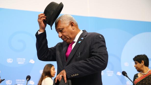 Fidschi-Premierminister und COP 23-Vorsitzender Frank Bainimarama