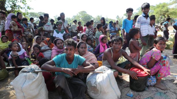 Vertriebene Rohingya.