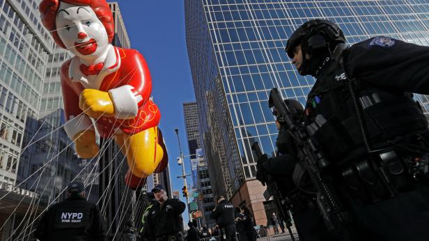 Bilder der "Thanksgiving-Parade"