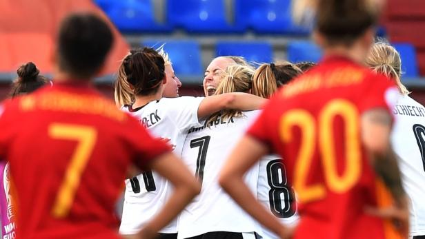 Im Juli 2017 gewannen die Österreicherinnen gegen Spanien das EM-Viertelfinale.