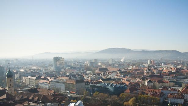 In Graz ist die Feinstaubbelastung wieder besonders hoch