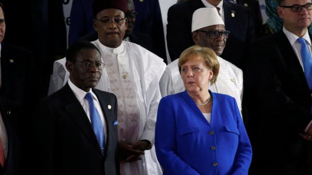 Angela Merkel am Afrika-Gipfel.