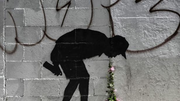 Sammler will neues Banksy-Gemälde aus Mauer entfernen
