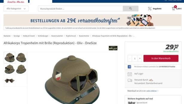 Onlineshop: Wehrmacht-Fanartikel sorgen für Kritik