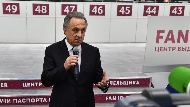 RUSSIA-FBL-WC-2018-FAN-ID Die FIFA will Witali Mutko und Co. nicht in Ruhe lassen.