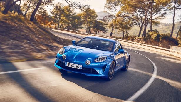 Erste Ausfahrt mit der neuen Alpine A 110