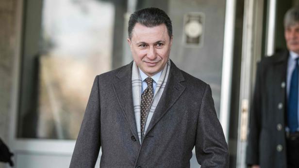Ex-Premier Nikola Gruevski.