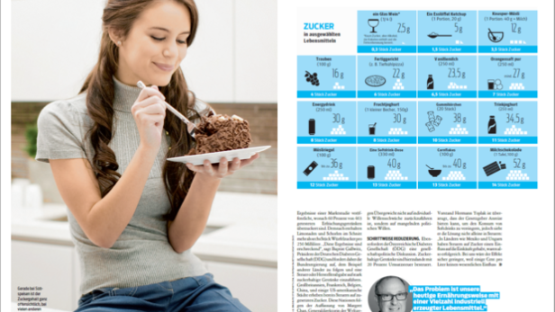 Ein Blick ins Heft: KURIER-Magazin "Diabetes"