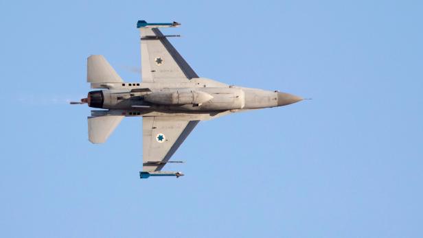 Ein israelischer F-16 Kampfjet, Symbolbild