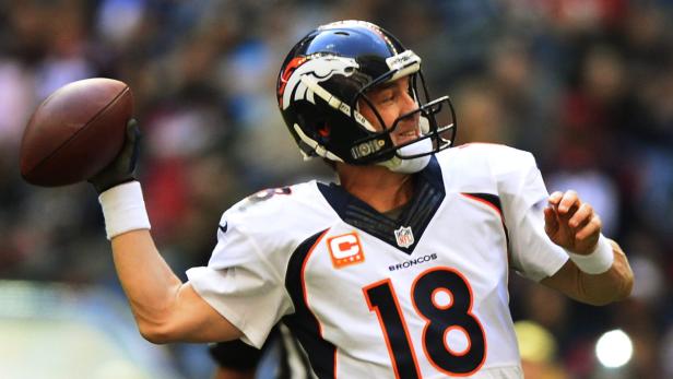 Manning trug sich in die NFL-Geschichtsbücher ein.