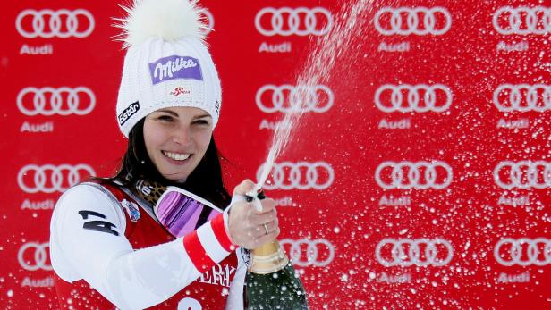 Die österreichische Ski-Fahrerin Anna Veith.