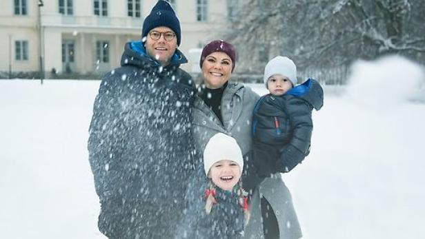 Schweden-Royals: Kitschige Weihnachtsgrüße