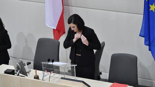 Köstinger (ÖVP) war nur etwas mehr als einen Monat Nationalratspräsidentin