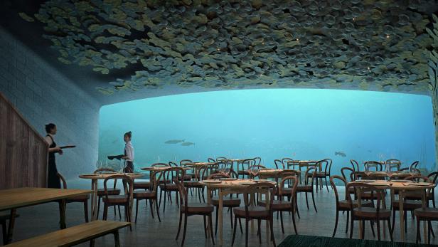 Das erste Unterwasser-Restaurant in Europa eröffnet 2019