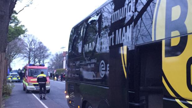 Die Bombe galt dem Mannschaftsbus der Dortmunder