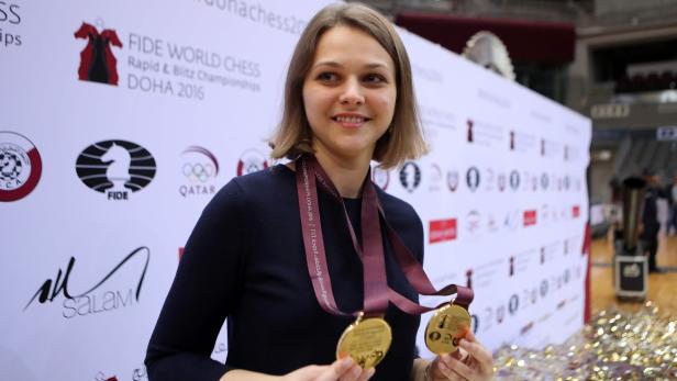 Vor einem Jahr eroberte Anna Musytschuk in Doha Doppelgold.
