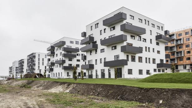 Bild: Neue Wohnungen in der Seestadt Aspern.