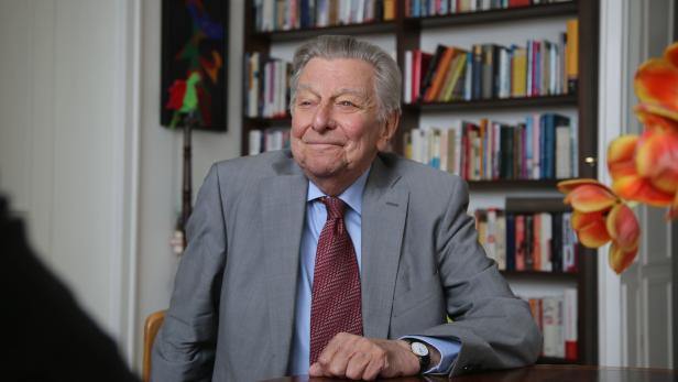 Journalist Hugo Portisch wird Wiener Ehrenbürger.