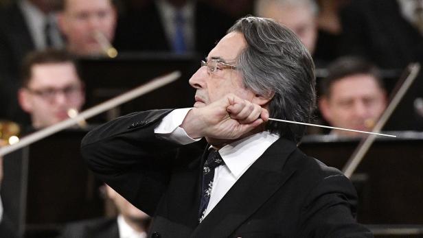 Der italienische Dirigent Riccardo Muti anl. des Neujahrskonzert 2018 der Wiener Philharmoniker