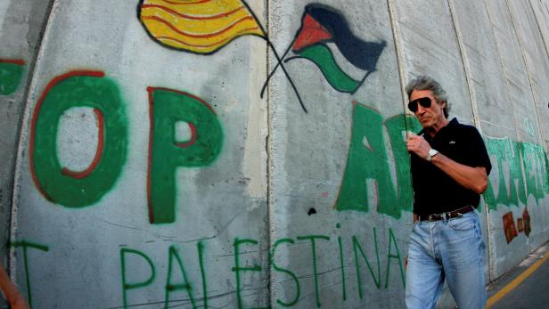 Ein weiterer Stein in der Mauer: Roger Waters, Ex-Mastermind von Pink Floyd, hat sich den Boykott von Israel als Hobby ausgesucht