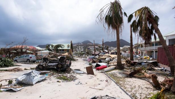 &quot;Irma&quot; zerstörte die Insel Saint-Martin.