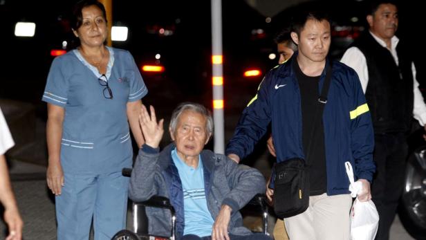 Alberto Fujimori verließ das Krankenhaus.