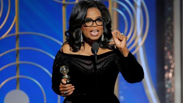 Oprah Winfrey bei den Golden Globes 2018.