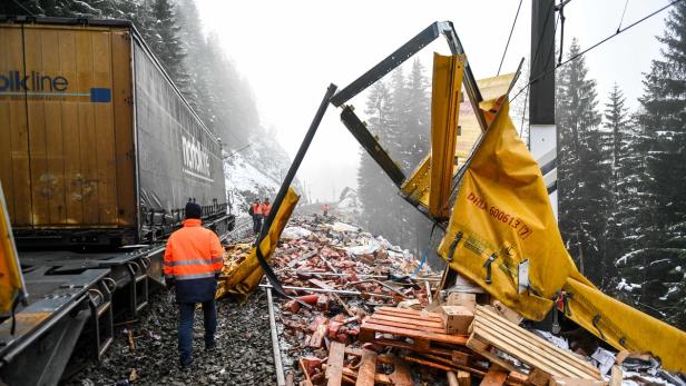 Güterzug entgleiste am 22. Dezember auf der Brennerbahnstrecke.