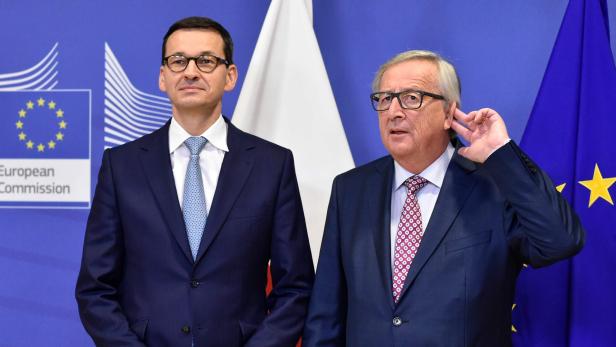 Mateusz Morawiecki bei Jean-Claude Juncker