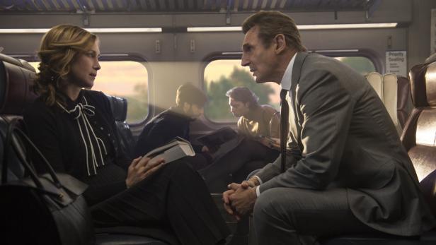 Vera Farmiga und Liam Neeson in &quot;The Commuter&quot;
