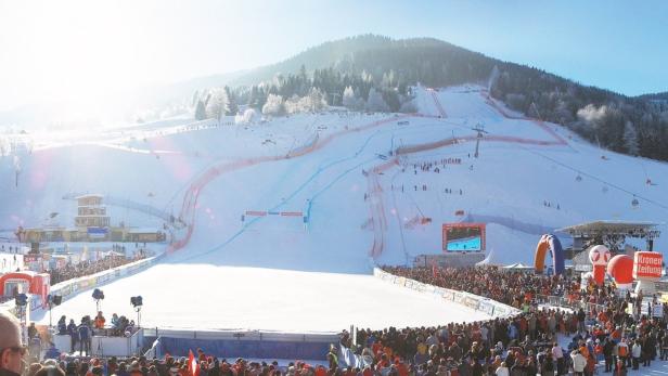 Zielhang in Bad Kleinkirchheim.