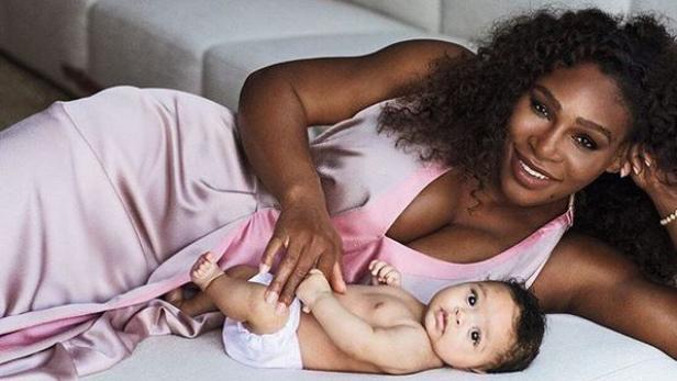 Serena Williams mit Tochter Alexis.