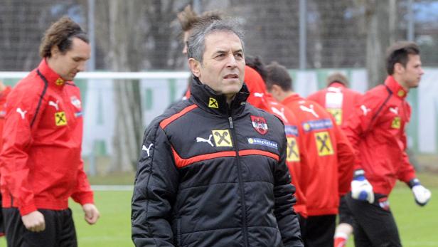 ÖFB-TEAMTRAINING IN WIEN: KOLLER
