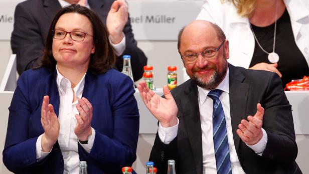 Andrea Nahles und Martin Schulz