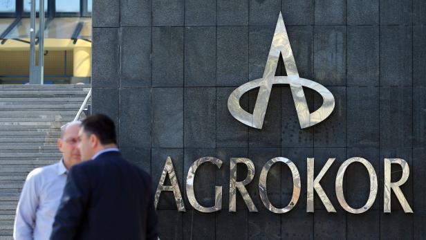 Agrokor logo is seen at the company&#039;s headquarters in Zagreb, Croatia, March 22, 2017. REUTERS/Antonio Bronic