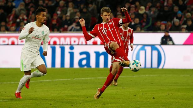 Thomas Müller erzielte sein 100. Bundesliga-Tor für die Bayern.