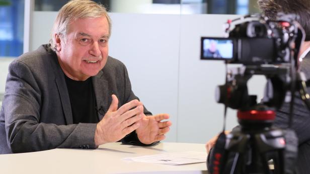 Staatsarchiv-Chef Wolfgang Maderthaner im Interview am 18.01.2018, Wien